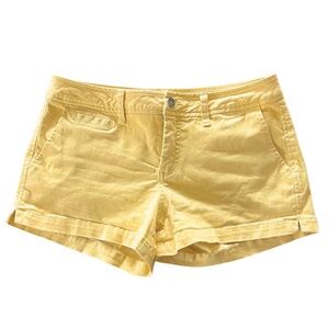 Market & Spruce Butter Yellow Shorts Size 4